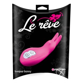 Le Reve Silicone Bunny Massager Hot Pink