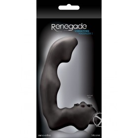 Renegade Silicone Vibrating Massager I Waterproof Black