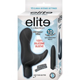 Elite Collection Silicone Climaxer Vibe Black 3.5 Inch