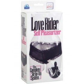 Love Rider Self Pleasurizer Waterproof Vibrating Panty Black
