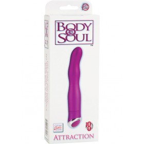 Body and Soul Attraction Satin Finish Massager Pink