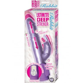 Ultimate Deep Stroker Rabbit Vibrator 10.75 Inch Purple