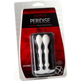Peridise Set Unisex Anal Stimulators White 2 Each