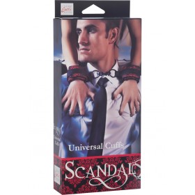 Scandal Universal Cuffs Red/Black