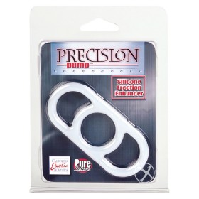 Precision Pump Erection Enhancer Silicone Cock Ring Clear