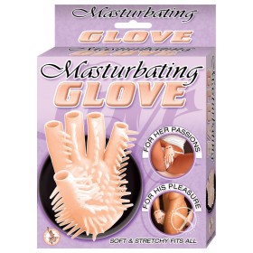 Masturbating Glove Waterproof Flesh