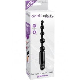 Anal Fantasy Beginner`s Power Beads Waterproof Black 5 Inch