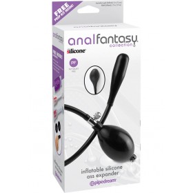 Anal Fantasy Inflatable Silicone Ass Expander Black 3 Inch