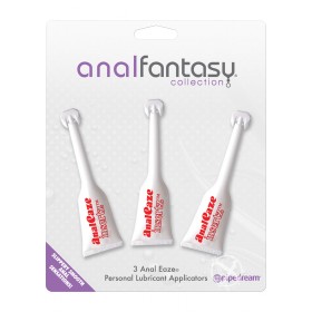 Anal Fantasy Anal Eaze Personal Lubricant Applicators 3 Each Per Pack