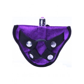Tantus Vibrating Adjustable Harness Waterproof Purple