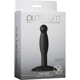 Platinum The Minis Medium Anal Plug Black 3.6 Inch