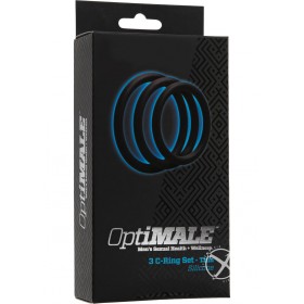 Optimale 3 Silicone C-Ring Set Thin Black