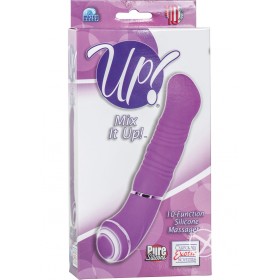 Up Mix It Up 10 Function Massager Vibe Purple 4.75 Inch