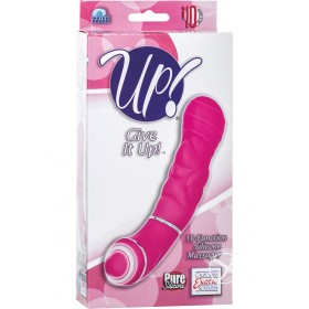 Up Give It Up 10 Function Massager Vibe Pink 4.5 Inch