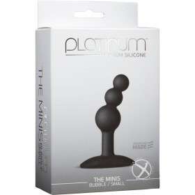Platinum The Minis Bubble Butt Plug Black Small 2.7 Inch