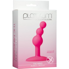 Platinum The Minis Bubble Butt Plug Pink Medium 3.8 Inch