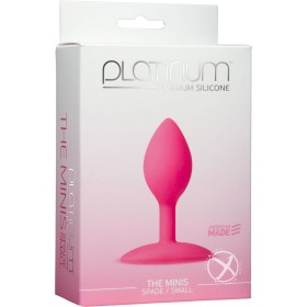 Platinum The Minis Spade Butt Plug Pink Small 3 Inch