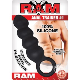 Ram Anal Trainer #1 Silicone Probe Waterproof Black 5.5 Inch