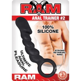 Ram Anal Trainer #2 Silicone Probe Waterproof Black 5.5 Inch