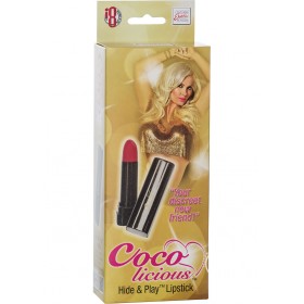 Coco Licious Hide & Play Lipstick Vibe Black 3.25 Inch