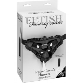 Fetish Fantasy Leather Lovers Harness Adjustable Black