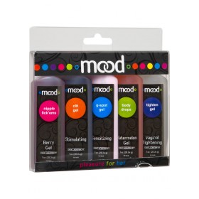 Mood Pleasure For Her Enhancement Gels Assorted Gels 1 oz 5 Each Per Pack