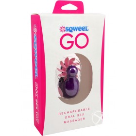 Sqweel Go Rechargeable Oral Sex Massager Purple