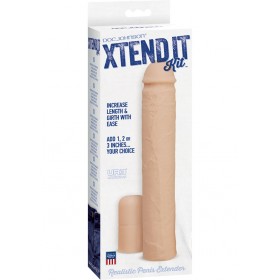 Xtend It Kit Realistic Penis Extender White 9 Inch