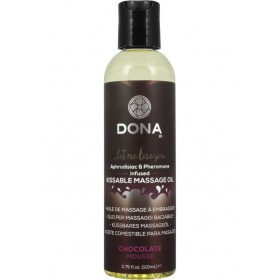 Dona Infused Kissable Massage Oil Chocolate Mousse 3.75 oz