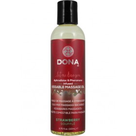 Dona Infused Kissable Massage Oil Strawberry Souffle 3.75 oz