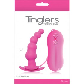 Tinglers Vibrating Silicone Plug I Pink