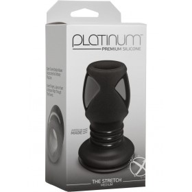 Platinum The Stretch Anal Plug Medium Black 4.2 Inch