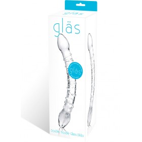 Glas Double Trouble Double Ended Dildo Clear