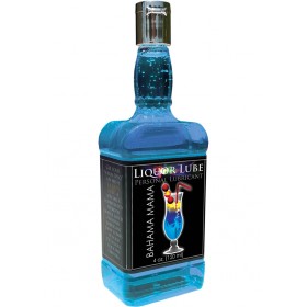 Liquor Lube Water Based Flavored Personal Lubricant Bahama Mama 4 oz