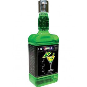 Liquor Lube Water Based Flavored Personal Lubricant Appletini 4 oz