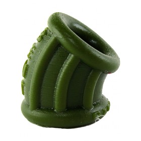Bent 1 Curved Silicone Ballstretcher Army Green 2.25 Inch