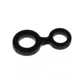 8 Ball Silicone Cock And Ball Ring Black