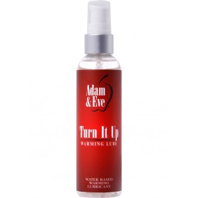 Adam and Eve Turn It Up Warming Lube Water Based 4 Ounce