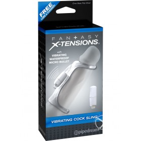 Fantasy Xtensions Cock Sling Sleeve Clear 5.5 Inch