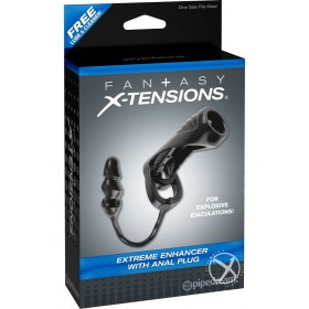 Fantasy Xtensions Real Feel Enhancer XL Girth Enhancement Sleeve Flesh 7 Inch
