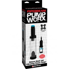 Pump Worx Deluxe Head Job Vibrating Power Penis Pump