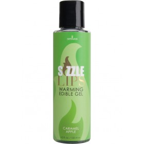 Sizzle Lips Warming Edible Gel Caramel Apple 4.2 Ounce