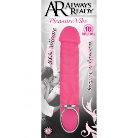Always Ready Pleasure Vibe 10 Function Pink 7.25 Inch