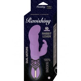 Ravishing 10 Function Rabbit Lover Vibe Purple 7.75 Inch