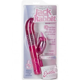 Advanced G Jack Rabbit Dual Vibe Waterproof Pink 5 Inch