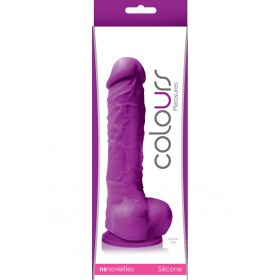 Colours Pleasures Silicone Dong Purple 5 Inch