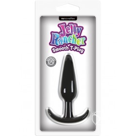 Jelly Rancher Smooth T-Plug Black Small