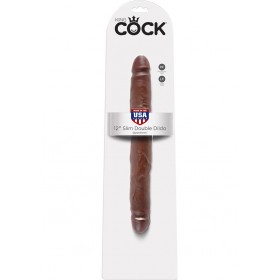 King Cock 12 Slim Double Brown