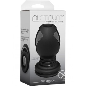 Platinum the Stretch Anal Expander Plug Large Black 4.6 Inch