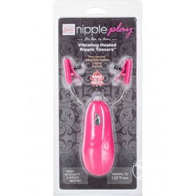 Nipple Play Vibrating Heated Nipple Teasers Pink